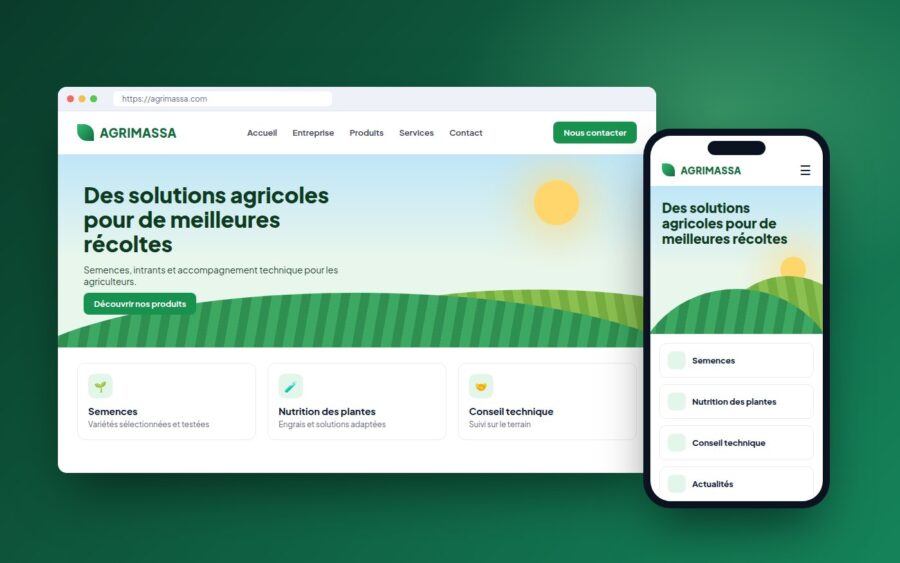 Site Web AGRIMASSA